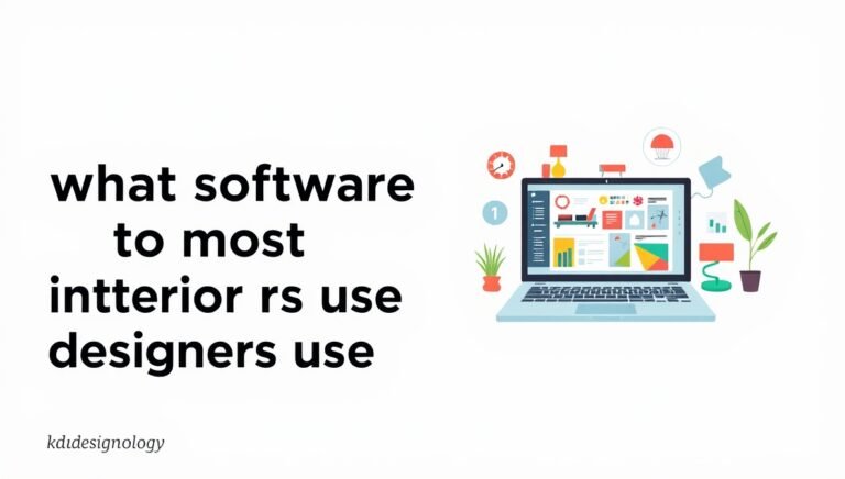 what software do most interior designers use kdadesignology