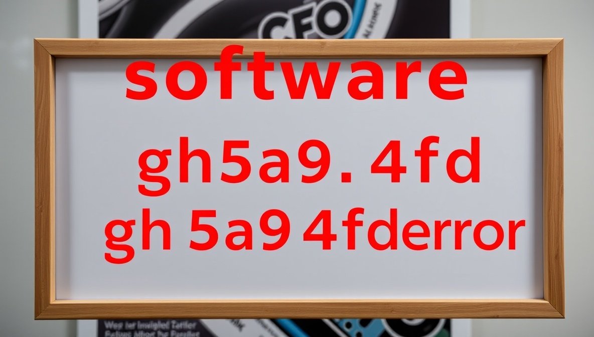 sofware gh5a9.4fd error